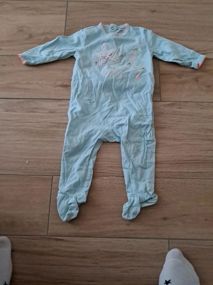 Pyjama fin une pièce kiabi 12 mois - photo numéro 2