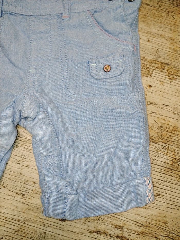 Jolie salopette short été Sergent major garçon 9 mois - photo numéro 3