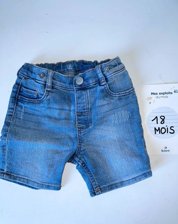 Short jean 18 mois