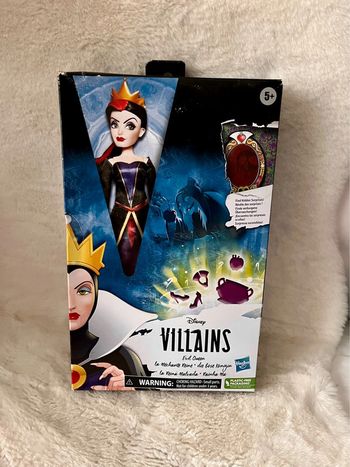 Poupée Méchante Reine Disney Villains 28 cm, Accessoires et tenue amovible, Disney Princesses