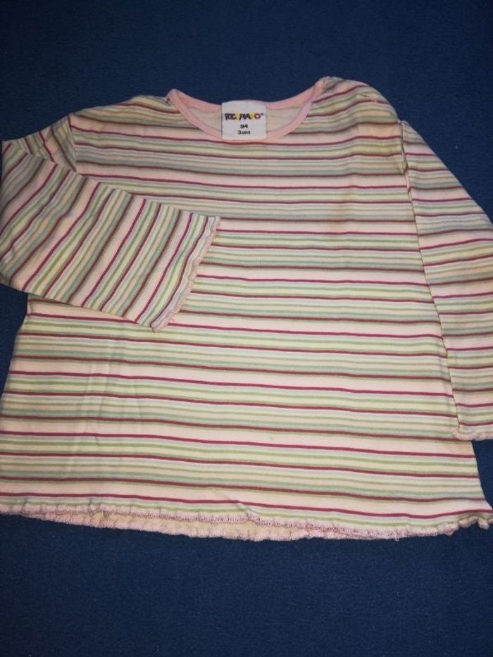 Tee-shirt manches longues fille 3 ans POCOPIANO