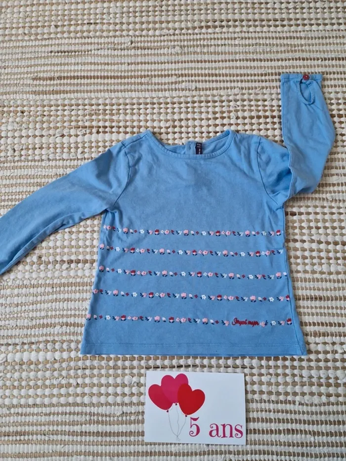 T shirt manche longue sergent Major 5 ans - photo numéro 3