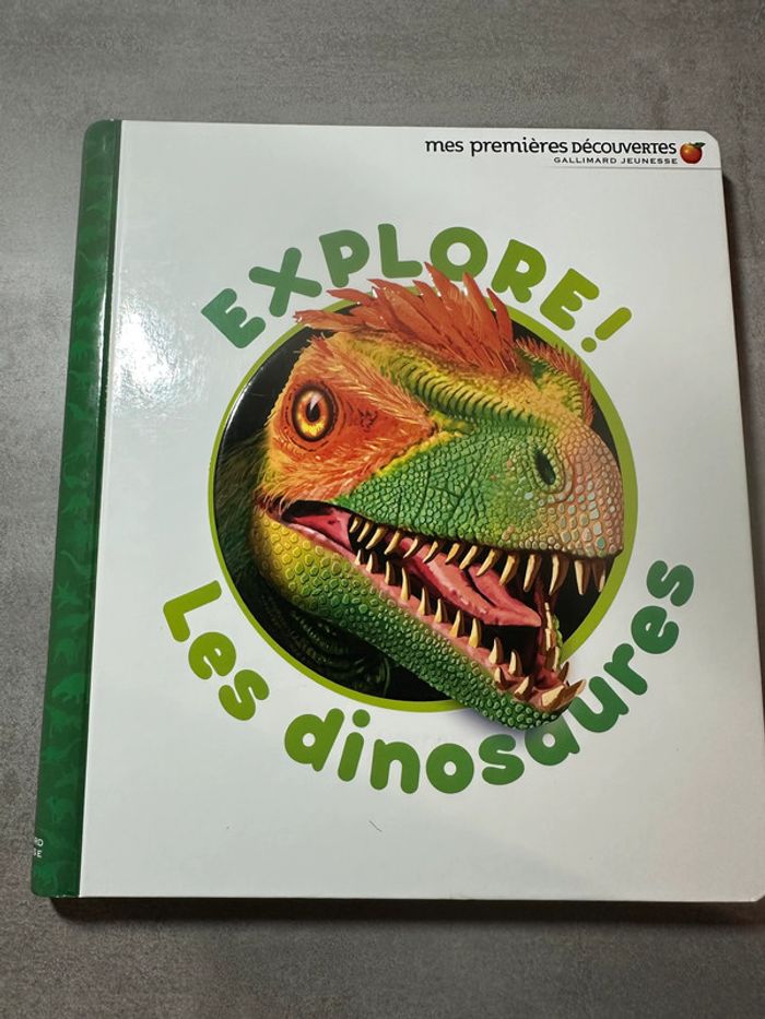 📚 Explore! Les dinosaures – mes premières découvertes (Gallimard Jeunesse)