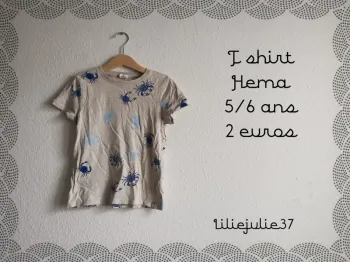 T shirt Hema 5/6 ans