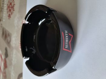 Cendrier en verre vintage