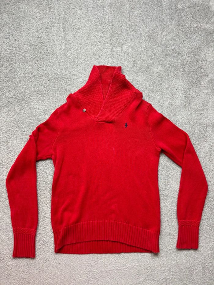 Sweat Ralph Lauren rouge taille XL