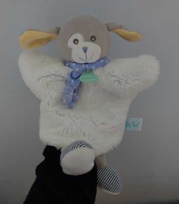 Doudou marionnette chien - Baby Nat 