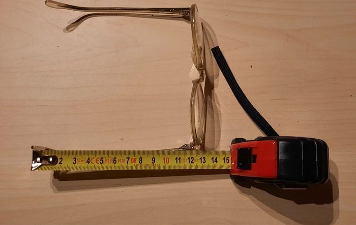 Monture de lunettes vintage en plastique - photo numéro 5