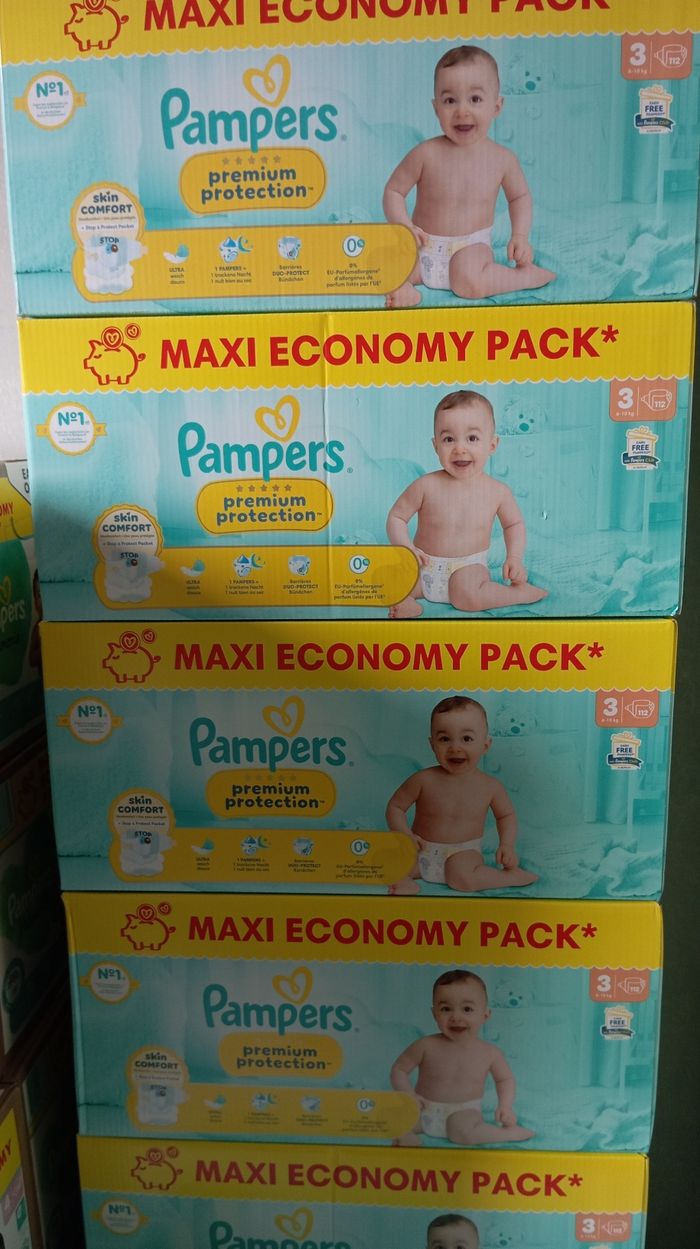 Pampers premium protection taille 3 neuf