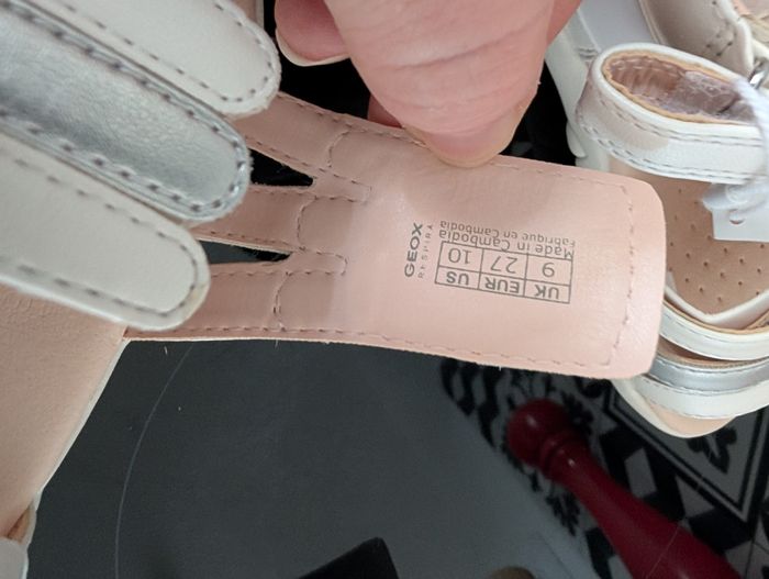 Sandales d'été fille. Taille 27. Neuf. Geox - photo numéro 6