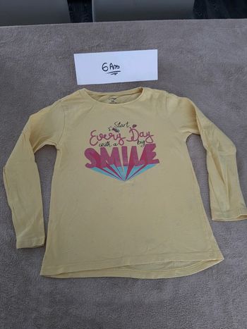 T-shirt manches longues 6ans Kiabi