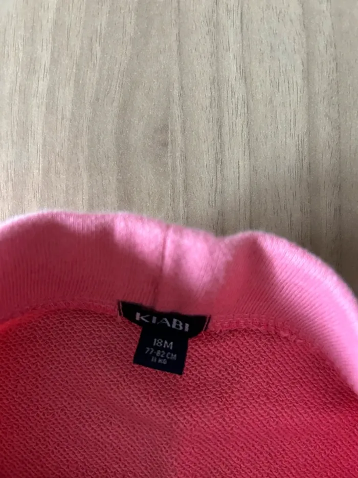 Pantalon rose tout confort kiabi 18 mois - photo numéro 4