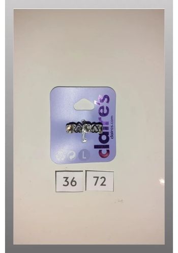 Bague argentée avec des coeurs Taille L Claire's