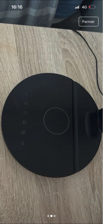 Lampe de chevet avec station de charge