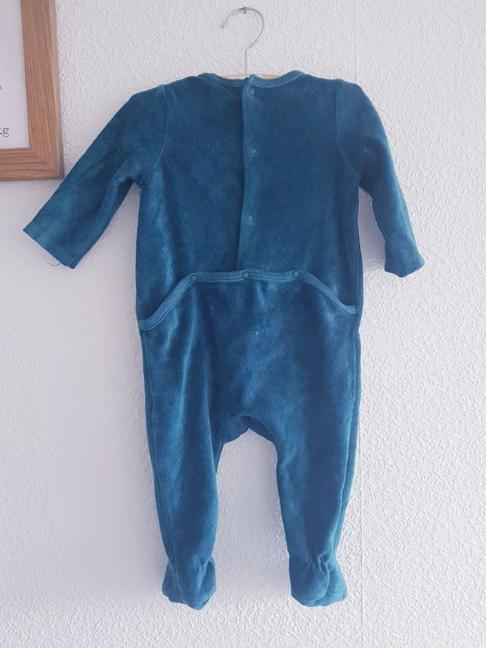 Tape A L'Œil - Grenouillère / pyjama une pièce / dors bien en velours - photo numéro 3