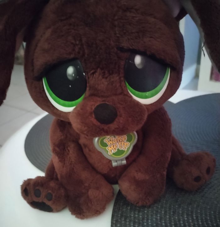 Jouet Peluche électronique "Rescue Pets Wake Me Up" marque VTech en très bon état