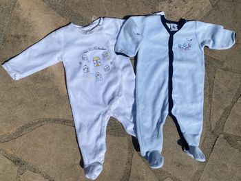 Lot de 2 pyjamas velours