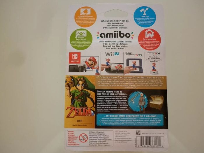 Link Majora's Mask Amiibo Zelda Figurine Interactive Amiibo Wii U, Switch, 3DS - photo numéro 2