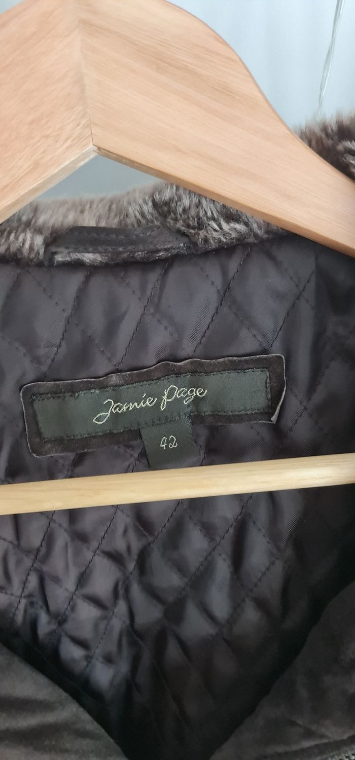 Veste en cuir taille 42 xL - photo numéro 2