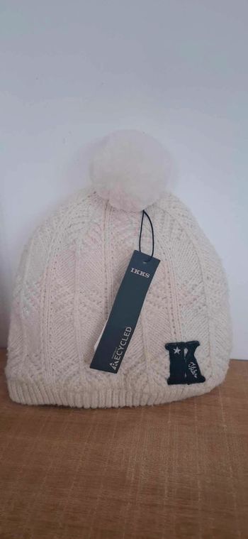 🧢 Bonnet polaire avec pompon IKKS - Taille 52