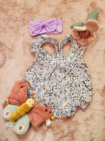 Barboteuse + bandeau