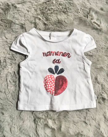 T-shirt mc sequins 1mois (Obaïbi)