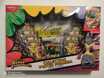 Coffret poster premium Mega-Lucario