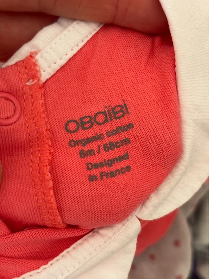 Pyjama léger Obaibi 6 mois parfait état - photo numéro 4