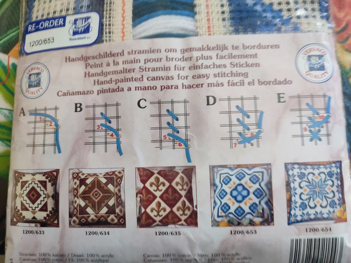 Kit coussin point de croix - photo numéro 3