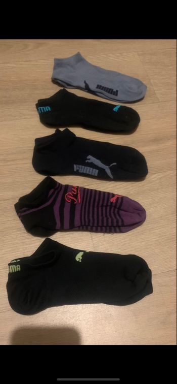 Lot de 5 soquette marque puma taille 38