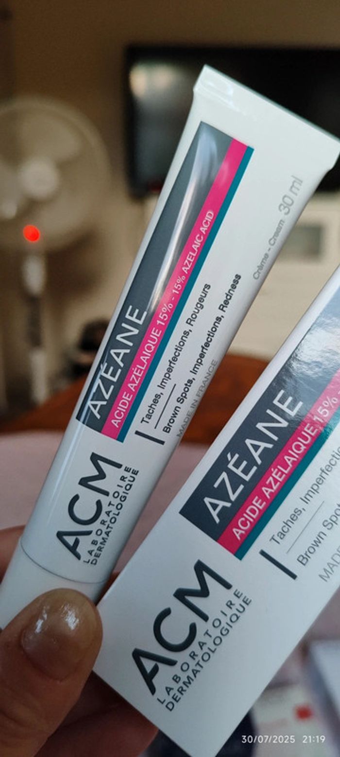 ACM Azéane Crème 15% Acide Azélaïque Anti-Tâches Imperfections et Rougeurs 30ml - photo numéro 2