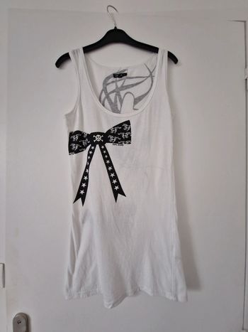 Débardeur blanc et noir Pepe Jeans XS