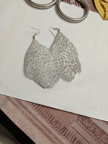 Boucles d'oreilles fantaisie plumes