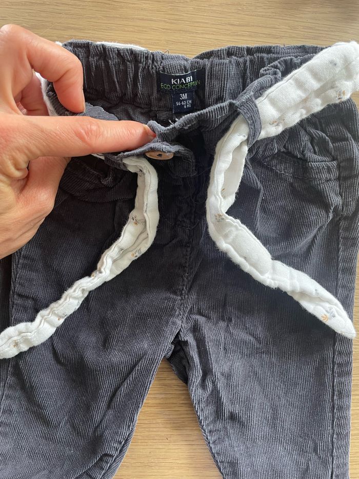 Lot 2 pantalons 3 mois - photo numéro 3