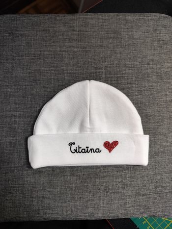 Bonnet de naissance mixte personnalisé