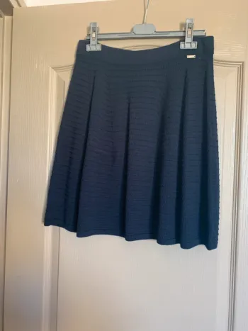 Jupe liu jo maille bleu marine