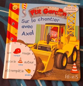 Livre Sur le chantier avec Axel, Ptit Garçon