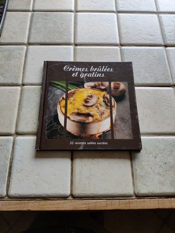 Livre crème brûlée et gratin