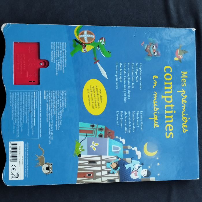 Livre-piano Mes premières comptines en musique - photo numéro 4