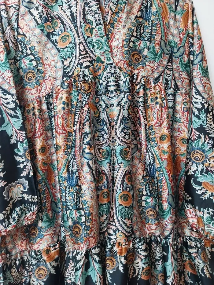 Robe à motifs coloré Taille Unique - photo numéro 4