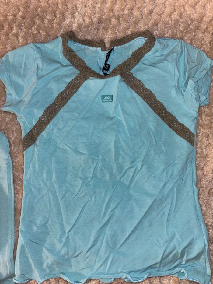 Lot 2 pièces Lili Gaufrette – top et gilet - photo numéro 3