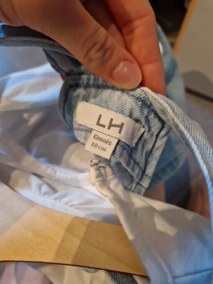 Robe en jean avec petit haut - photo numéro 8