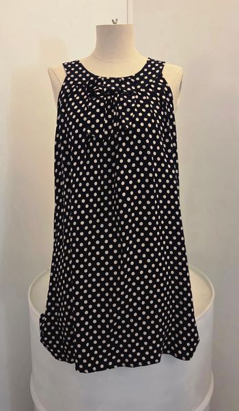 Robe / Tunique It Hippie à pois 🖤 fluide et légère – style rétro chic – excellent état