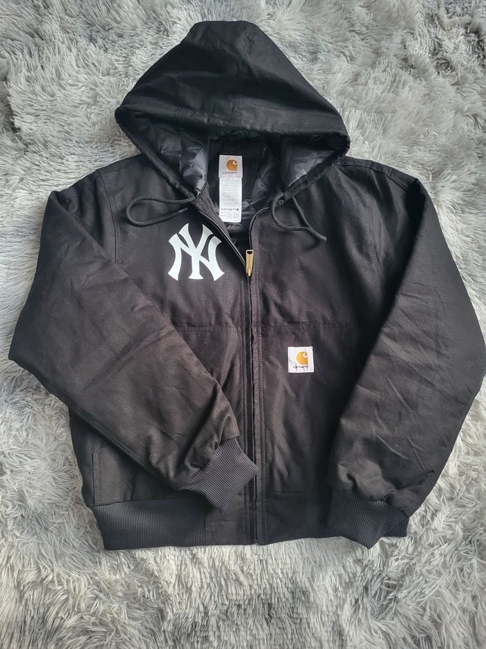 Veste Carhartt Active Jacket Rework - NY Yankees Edition - Taille L - Pièce Neuve - Made in USA !