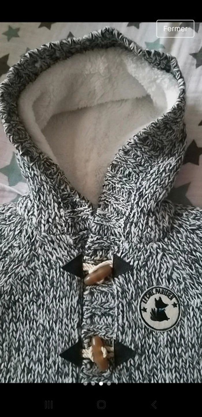 Gilet très chaud marèse 6/12 mois neuf