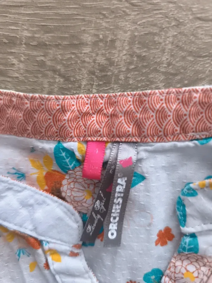 Chemise sans manches léger fleuri orchestra 4 ans - photo numéro 2
