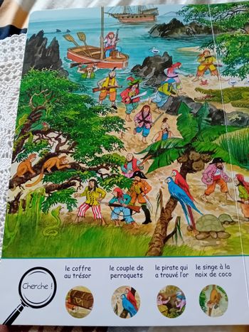 Livre pirates cherche et trouve 