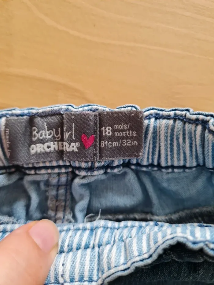 Pantalon jeans 18 mois fille - photo numéro 5