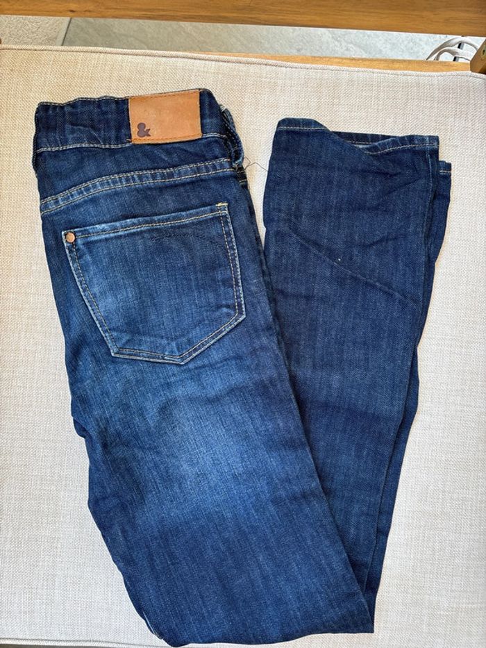 jean slim bleu foncé