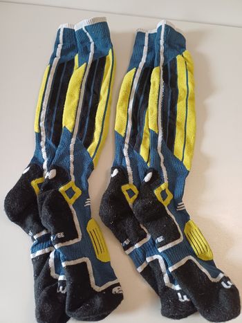2 paires de chaussettes de ski Decathlon,  39-42